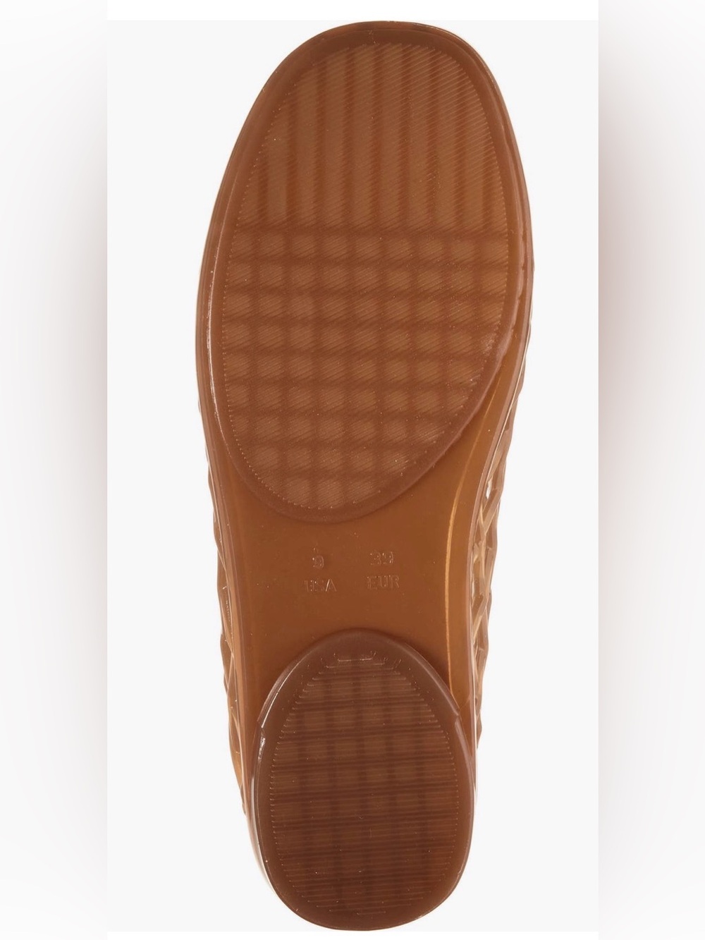 Jeffrey Campbell Tan Woven Jelly Mule - Picture 4 of 4